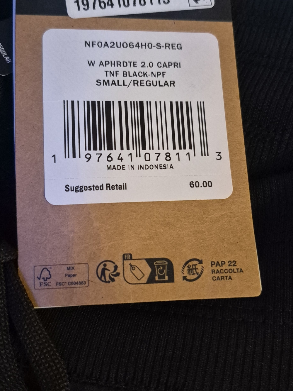 The North Face Womens Black Jogger Capris - Picture 3 of 3